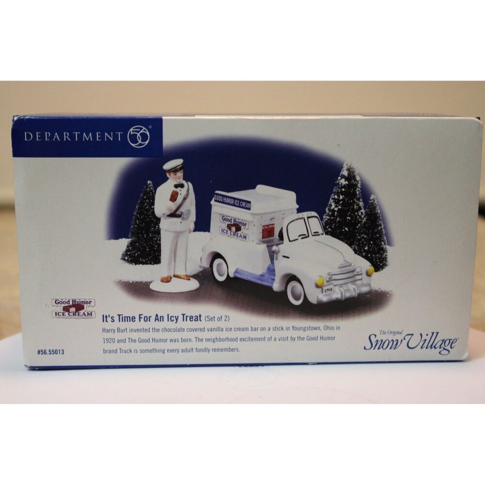 Dept 56 Snow Village - It's Time for an Icy Treat